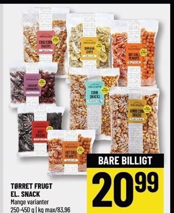 Løvbjerg Tørret frugt el. snack tilbud