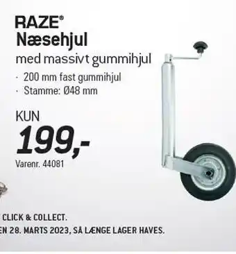 Thansen Raze næsehjul tilbud