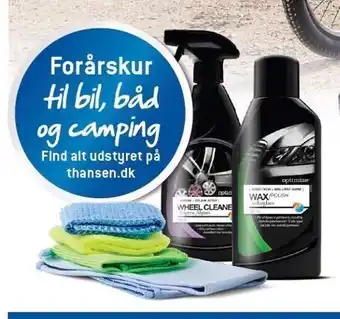Thansen Forårskur til bil, båd og camping tilbud