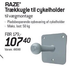 Thansen Trækkugle til cykelholder tilbud