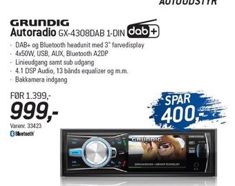 Thansen Grundig autoradio tilbud