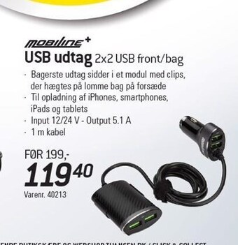 Thansen Mobiline+ usb udtag tilbud