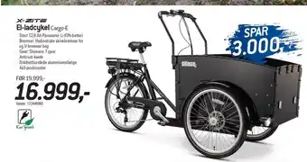 Thansen X-zite el-ladcykel cargo-e tilbud