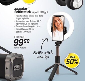 Thansen Mobiline+ selfie stick tilbud