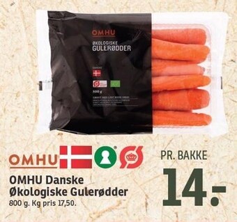 SPAR Omhu danske økologiske gulerødder tilbud