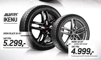 Thansen Alutec ikenu black 16-20" tilbud