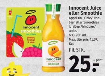 SPAR Innocent juice eller smoothie tilbud