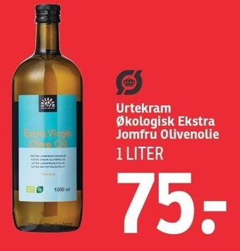 SPAR Urtekram økologisk ekstra jomfru olivenolie tilbud