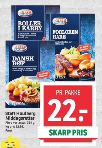 SPAR Steff houlberg middagsretter tilbud