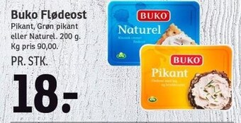 SPAR Buko flødeost tilbud