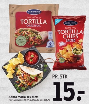 SPAR Santa maria tex mex tilbud