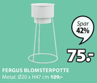 JYSK Fergus Blomsterpotte tilbud