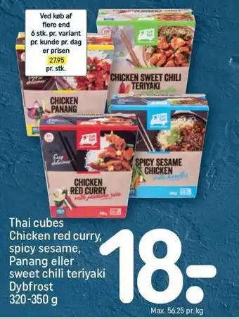 REMA 1000 Thai Cubes Chicken Red Curry tilbud