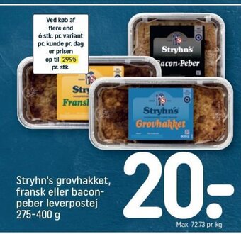 REMA 1000 Stryhn's Grovhakket tilbud
