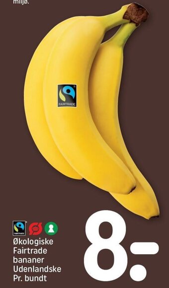 REMA 1000 Økologiske Fairtrade Bananer Udenlandske tilbud