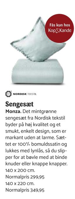 Kop & Kande Sengesæt tilbud