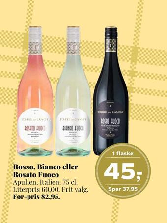 Dagli'Brugsen Rosso, bianco eller rosato fuoco tilbud
