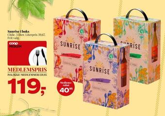 Dagli'Brugsen Sunrise i boks tilbud