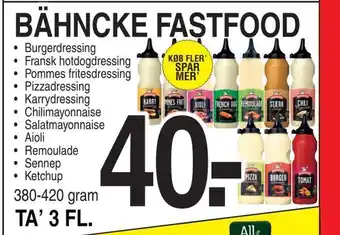 ABC Lavpris Bähncke fastfood tilbud