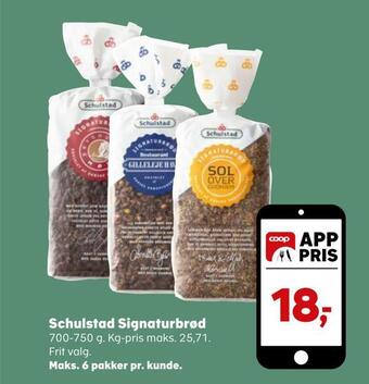 Kvickly Schulstad signaturbrød tilbud