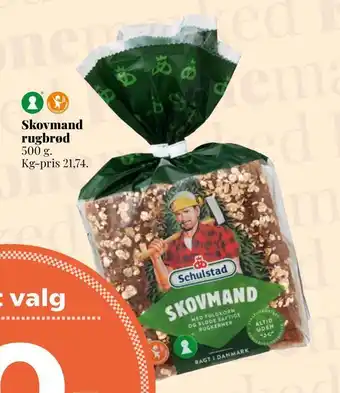 Dagli'Brugsen Skovmand rugbrød tilbud