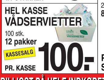 ABC Lavpris Vådservietter tilbud
