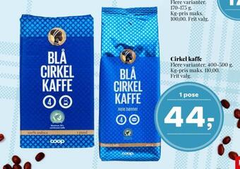 Dagli'Brugsen Cirkel kaffe tilbud