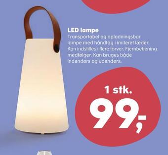 Kvickly Led lampe tilbud