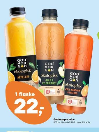 Kvickly Godmorgen juice tilbud
