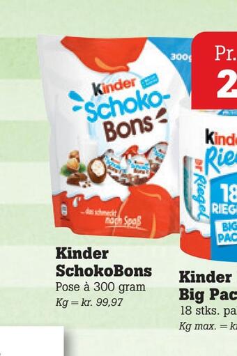 Poetzsch Padborg Kinder schokobons tilbud