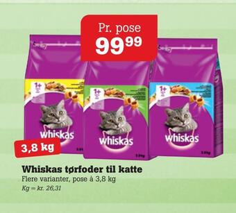 Poetzsch Padborg Whiskas tørfoder til katte tilbud