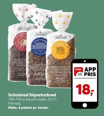 SuperBrugsen Schulstad signaturbrød tilbud
