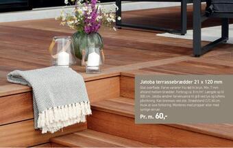 Johannes Fog Jatoba terrassebrædder 21 x 120 mm tilbud
