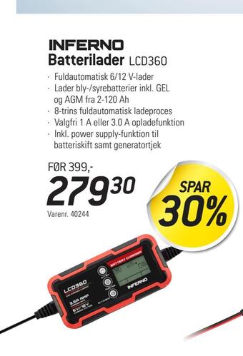 Thansen Batterilader tilbud