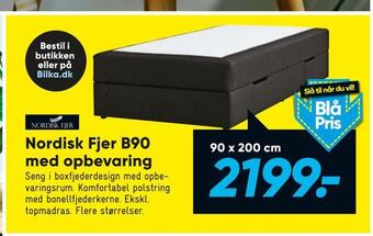 Bilka Nordisk fjer b90 med opbevaring tilbud