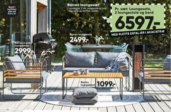 Bilka Barrax loungesæt tilbud