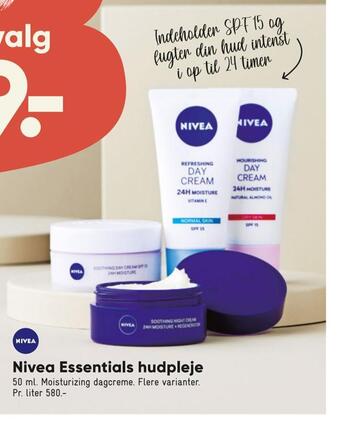 Bilka Nivea essentials hudpleje tilbud