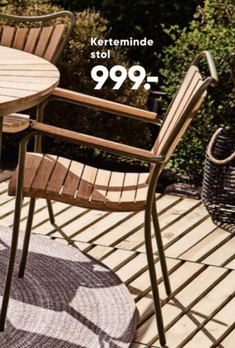 Bilka Kerteminde stol tilbud