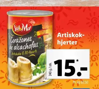 Lidl Artiskokhjerter tilbud