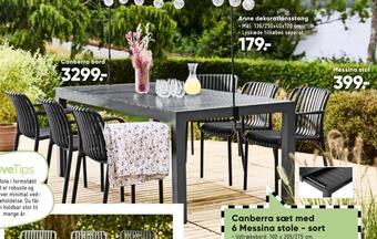 Bilka Canberra bord tilbud