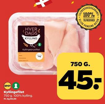 Netto Kyllingefilet tilbud