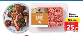Lidl Hakket kalkunkød tilbud