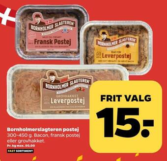 Netto Bornholmerslagteren postej tilbud