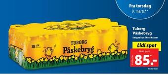 Lidl Tuborg påskebryg tilbud