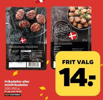 Netto Frikadeller eller minifrikadeller tilbud