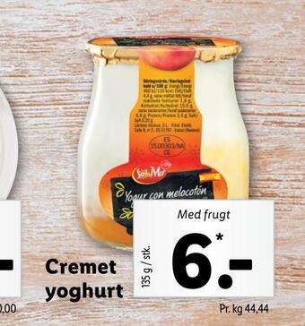 Lidl Cremet yoghurt tilbud