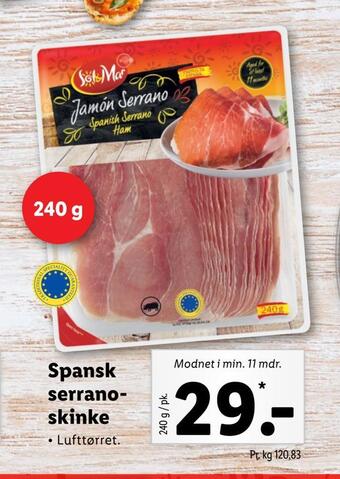 Spansk serranoskinke