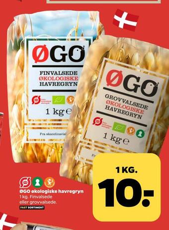 Netto Øgo økologiske havregryn tilbud