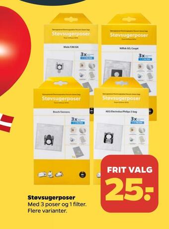 Netto Støvsugerposer tilbud
