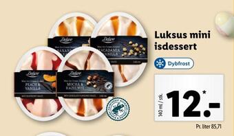 Lidl Luksus mini isdessert tilbud